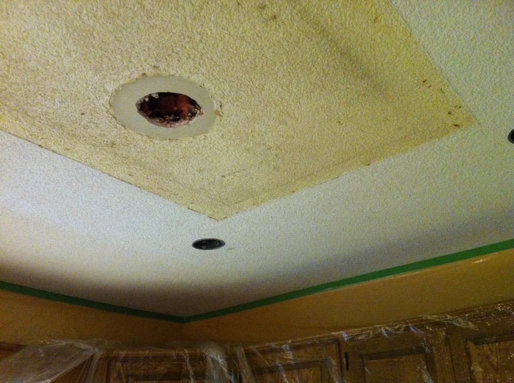 vancouver bc stipple popcorn texture repair ceiling