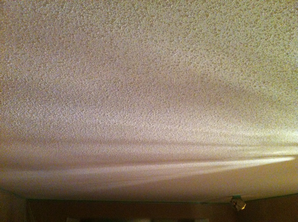 after ceiling texture repair