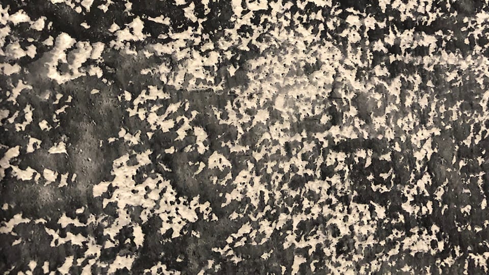 black and white polished plaster